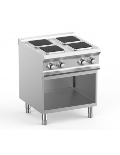 4 feux plaques carré sur placard