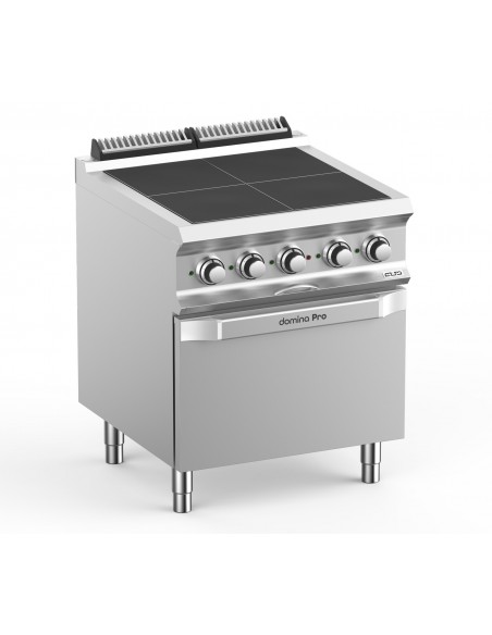 4 zones de chauffe sur four