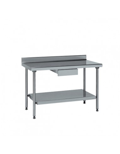Tiroir pour table inox