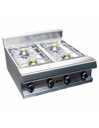 Fourneau 4 feux gaz Capic dessus seul