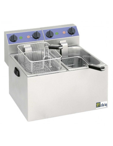 friteuse professionnelle à posé 2x4 litres