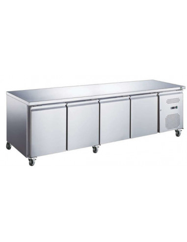 Desserte réfrigérée 4 portes centrale