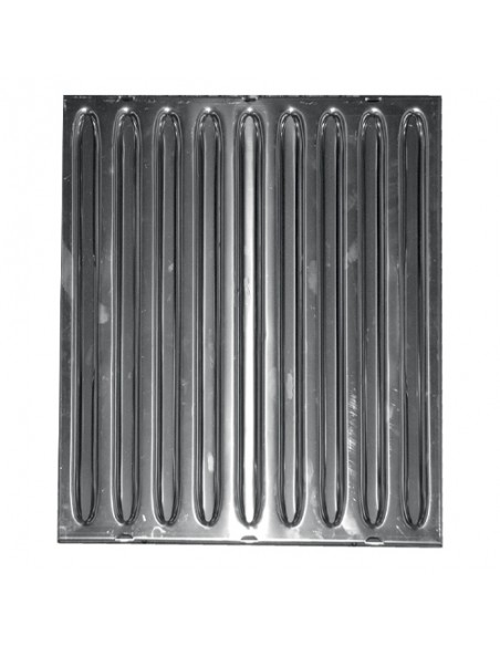 Hotte statique avec filtres chocs inox 2500