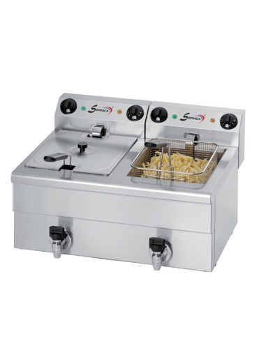 Friteuse Sofraca 2x10 litres à posé Sofraca