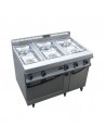 Fourneaux gaz CAPIC 6 feux sur four gaz et placard