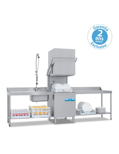 Lave vaisselle à capot panier 50x50 cm ELETTROBAR NIAG281V1