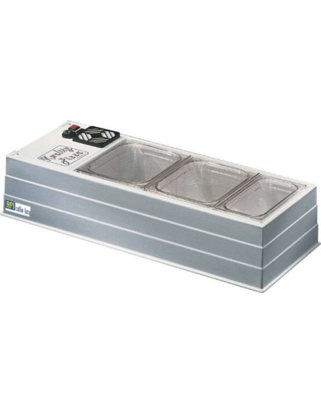 Saladette à poser 4 bacs GN 1/3