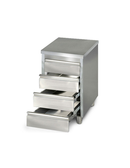 Meuble inox à tiroirs TOURNUS EQUIPEMENT