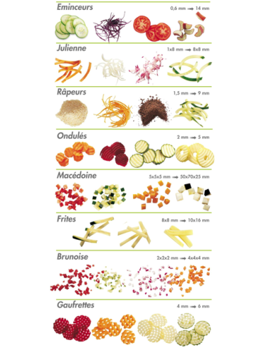 Combiné cutter et coupe-légumes ROBOT...