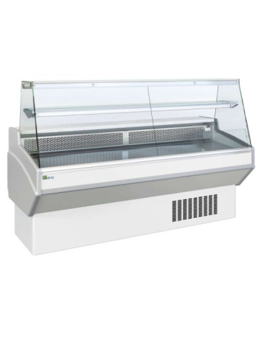 vitrine-d'exposition-vitre-droite-avec-reserve-réfrigérée