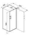 Cave à vin liebherr WFBLI 5041 Perfection dimensions