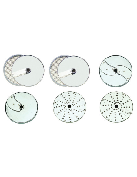 Pack 8 disques collectivités pour coupe légumes ROBOT COUPE