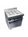 Fourneaux gaz CAPIC 4 feux sur four gaz