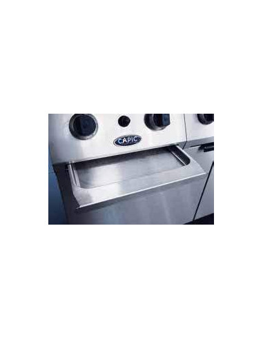 Fourneaux gaz CAPIC 4 feux sur four gaz tiroir de propreté