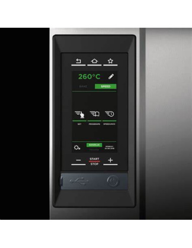 Four à Unox Speed.Pro tableau de commande
