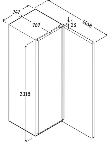 Armoire réfrigérée liebherr porte pleine 600x400 blanche dimensions