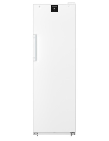 Armoire réfrigérée liebherr porte pleine inox blanche
