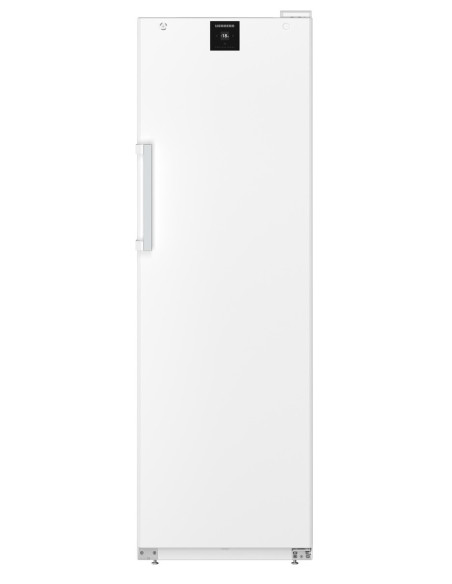 Armoire réfrigérée liebherr porte pleine inox blanche