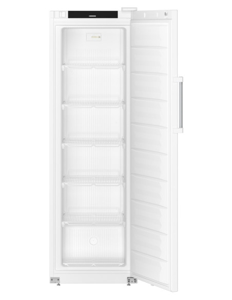 Armoire réfrigérée liebherr porte pleine inox blanche