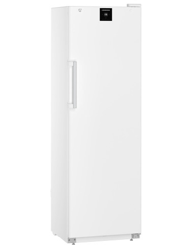 Armoire réfrigérée liebherr porte pleine inox blanche