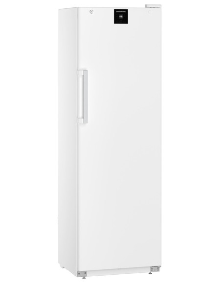 Armoire réfrigérée liebherr porte pleine inox blanche