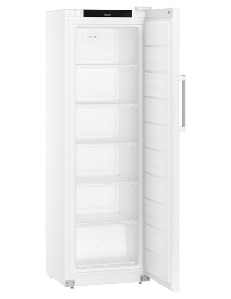Armoire réfrigérée liebherr porte pleine inox blanche