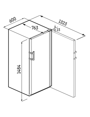 Cave à vin liebherr de vieillissement WKV166 dimensions