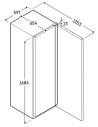 Armoire réfrigérée liebherr porte vitrée dimensions