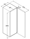 Armoire réfrigérée liebherr 1 porte pleine dimensions