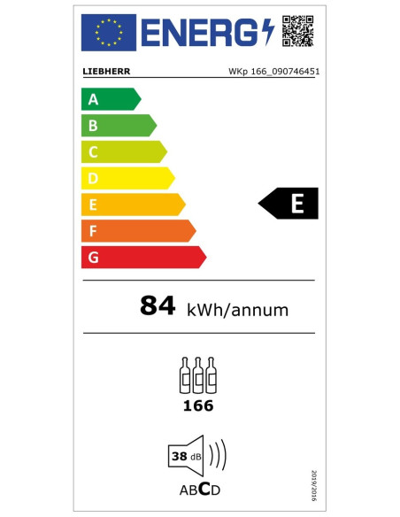 Cave à vin liebherr 1 porte pleine énergie