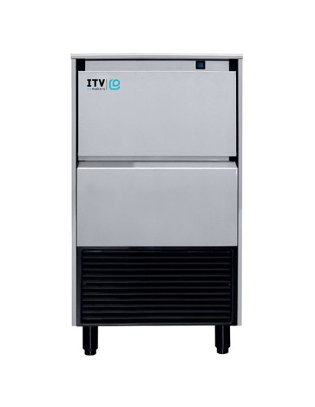 Machine à glaçons 30kg/24h réserve de 15kg avec pompe de vidange