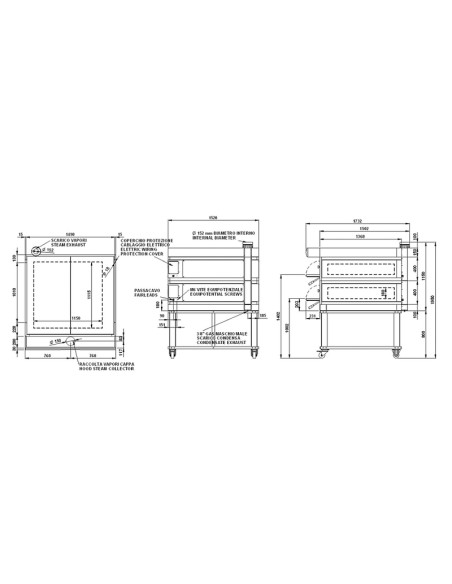 Dimensions AMALFI 2D/P