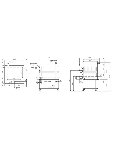Four à pizzas MORETTI FORNI 2x6 pizzas