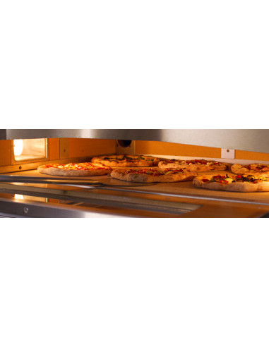 Four à pizzas Moretti Forni chambre toute en pierre