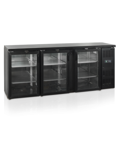 Arrière bar 3 portes vitrées TEFCOLD