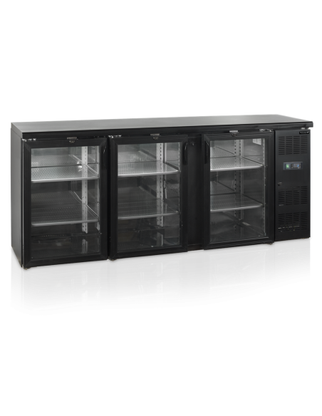Arrière bar 3 portes vitrées TEFCOLD