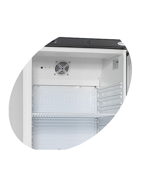 Armoire réfrigérée 1 porte vitrée GN2/1